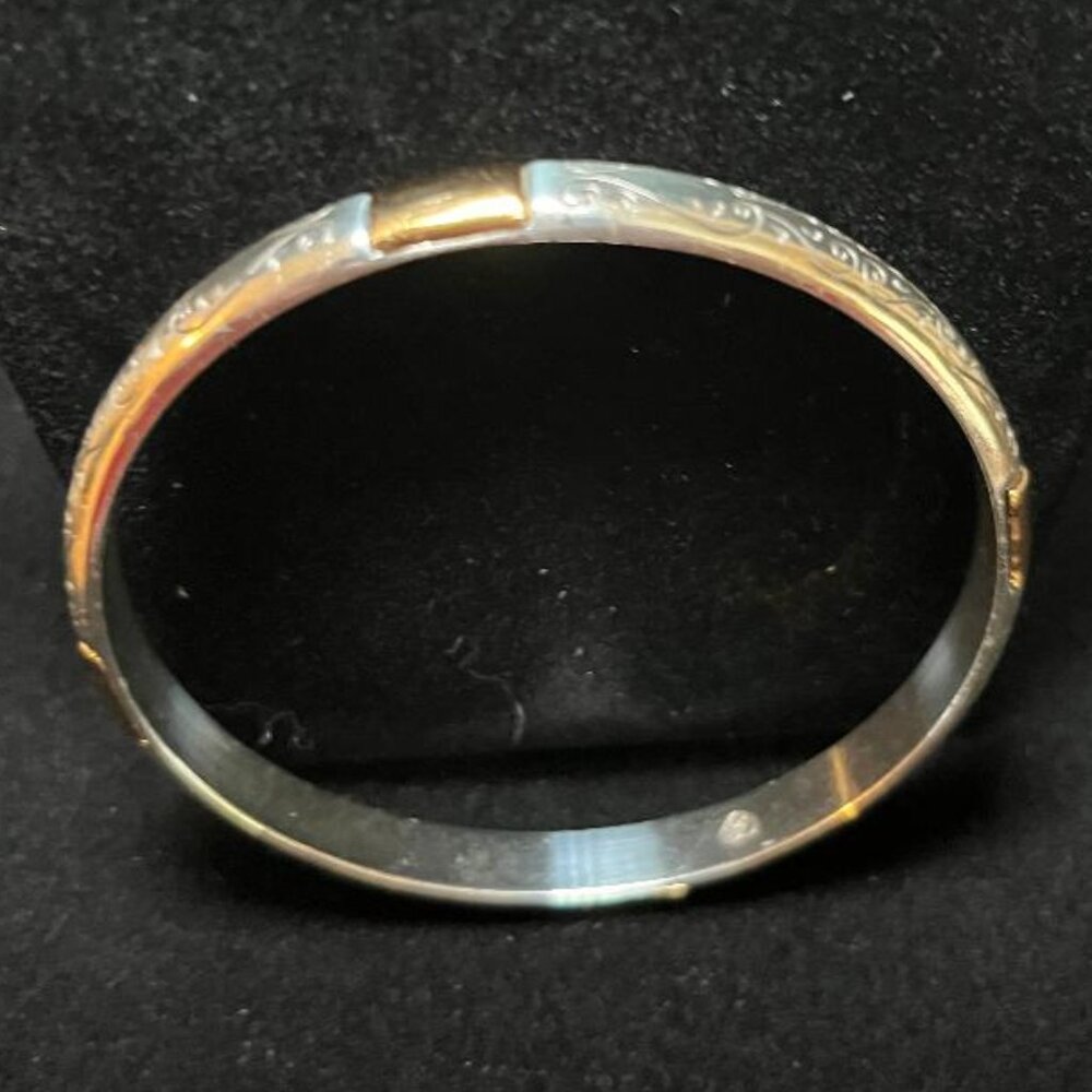 Brighton Two-Tone Etched Bangle - image 3